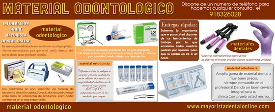 material ortodoncia: material odontologico